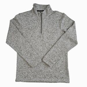 ZYIA Active (Mens Small) Cabin 1/4 Zip Fleece Pullover Sweater‎ Long Sleeve Tan